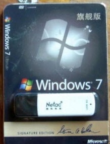 W sprzeday piracki Windows 7 na pendrive