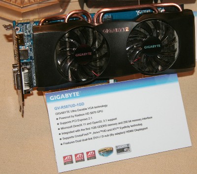 Gigabyte GV-R587SO-1GD karta z Radeon HD 5870