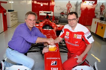 Kaspersky lab wkracza w wiat F1 podpisujc umow z Ferrari