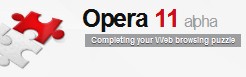 Opera 11 Alpha wprowadza rozszerzenia