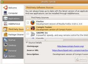 Ubuntu Tweak 0.5 zmodyfikuje Ubuntu 9.10