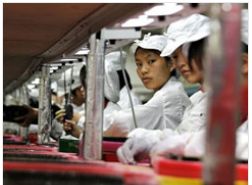Strajk w Chinach przeciwko fabryce iPhonew