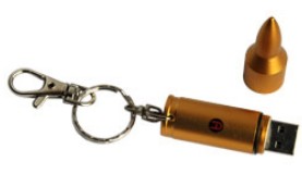 Gold Bullet USB Drive pendrive niczym pocisk