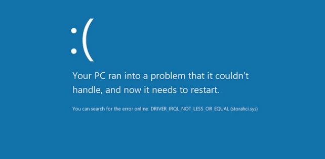 A jednak bluescreen pozostanie w Windows 8 niebieski
