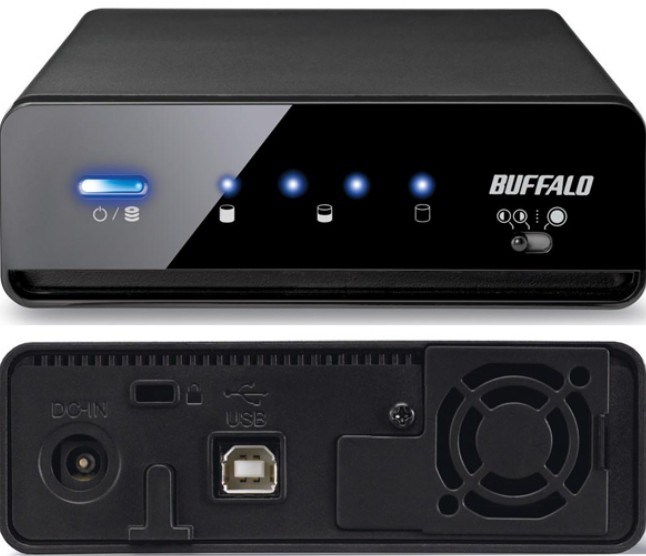 Stylowy dysk Buffalo HD-ALCTU2/V