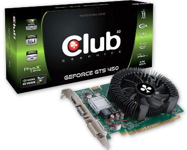 Club 3D GeForce GTS 450 w wersji Econo
