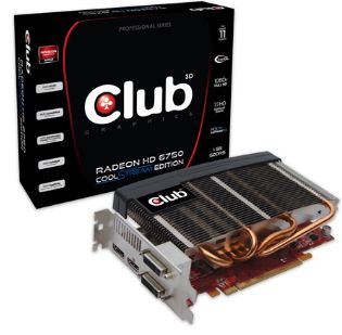Club 3D Radeon HD 6750 oparte na wasnej konstrukcji
