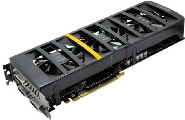 Podwjne GPU na karcie EVGA GeForce GTX 560 Ti 2Win