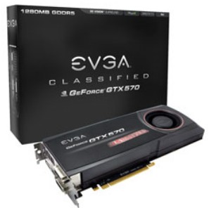 EVGA GeForce GTX 570 Classified z zaawansowanym zasilaniem