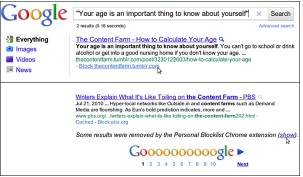 Google wprowadza czarn list wyszukiwania