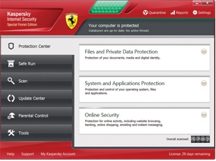 Kaspersky Internet Security  Special Ferrari Edition