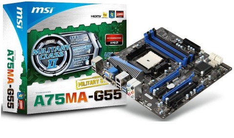 MSI A75MA-G55 dla najnowszych procesorw AMD APU FM1