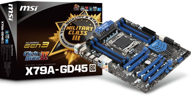 MSI X79A-GD45 (8D) obsuy do 128 GB ramu