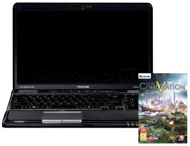 Toshiba Satellite A660 kinowa jako dwiku