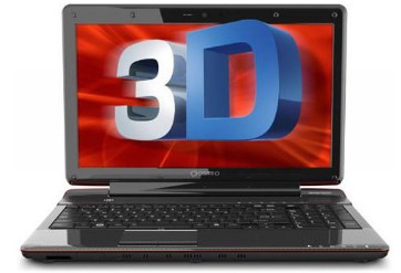 Toshiba Qosmio F755 wywietli obraz 3D bez okularw