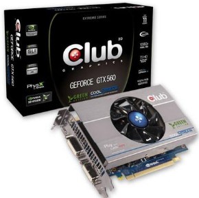 Club 3D GeForce GTX 560 Green Edition