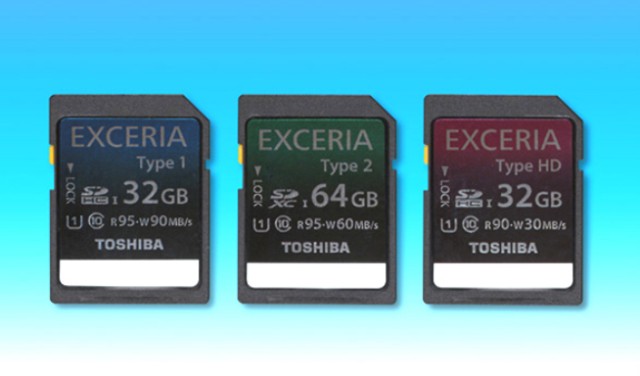 Superwydajne karty SDXC Toshiba EXCERIA