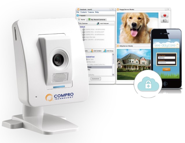 COMPRO IP60 kamera dziaajca w chmurze oraz rejestrator RS-2212