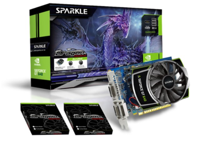 Sparkle GT640 2048MB DDR3 OC Dragon Cyclone z wymiennym wentylatorem