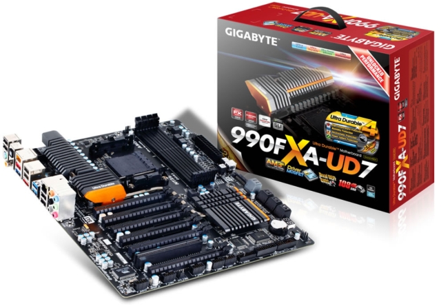 Gigabyte 990FXA-UD7 Rev 3.0 z systemem UEFI