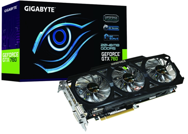 Gigabyte wprowadza karty GeForce GTX 760 GV-N760OC-2GD