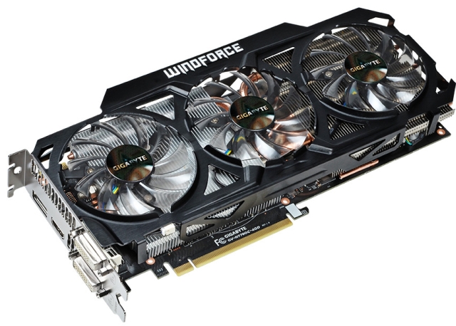 Dobrze schodzona Gigabyte GeForce GTX 770 WindForce 3X