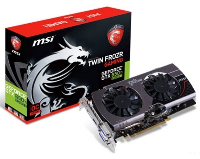 Konkurencyjna MSI GeForce GTX 650 Ti Boost