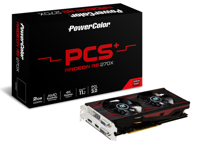 Podkrcona karta PowerColor PCS+ R9 270X