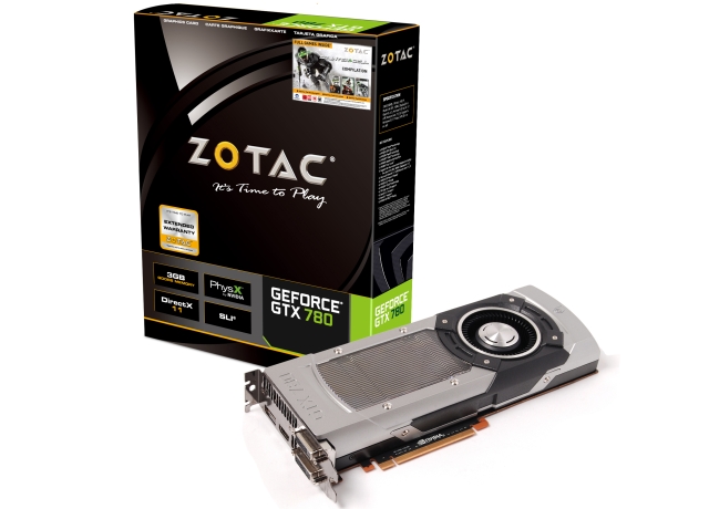 ZOTAC prezentuje kart GeForce GTX 780