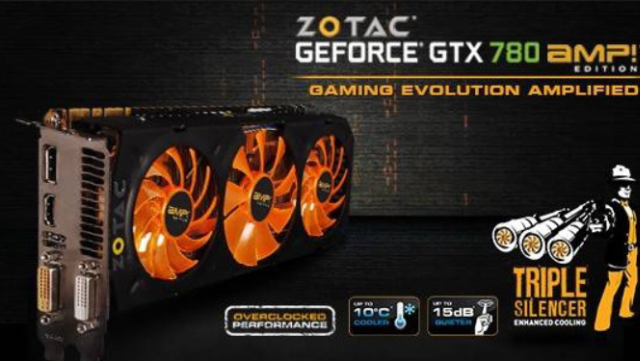 Podkrcona ZOTAC GeForce GTX 780 AMP! Edition