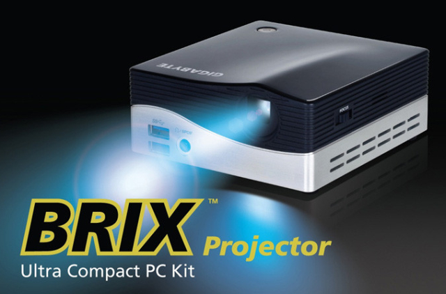 Niewielki projektor Gigabyte BRIX