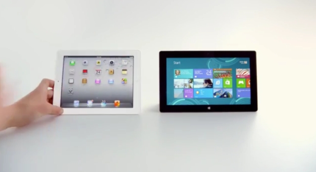 Microsoft porwnuje Surface RT z iPadem miejc si z tego drugiego