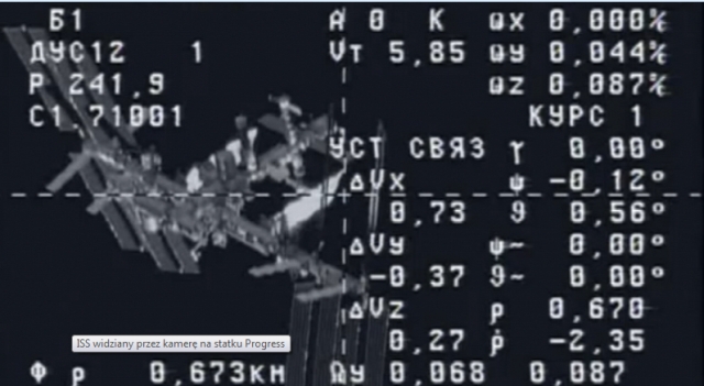 Problem z zadokowaniem statku Progress do ISS rozwiza patch oprogramowania