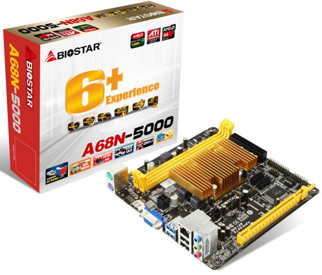 Biostar A68N-5000 z procesorem AMD A4