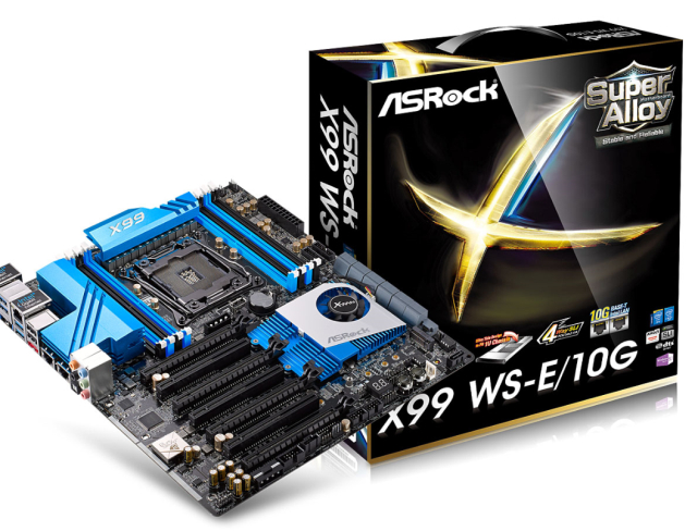 ASRock X99 WS-E z czterema portami LAN