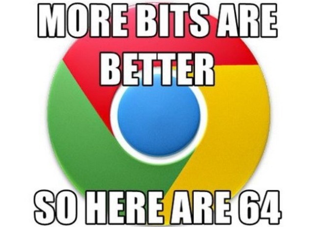 Google Chrome w wersji 64 bitowej