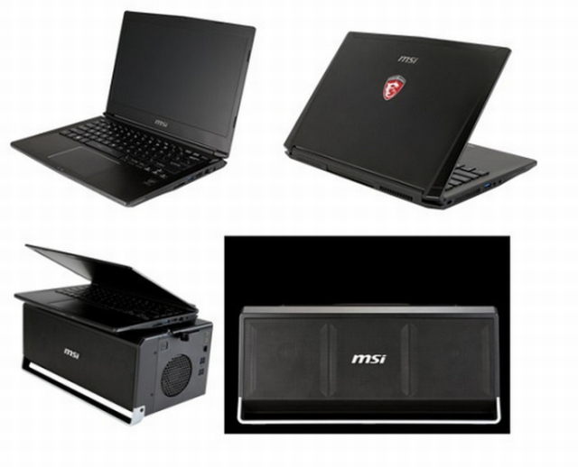 Laptop dla graczy MSI GS30 Shadow ze stacj GamingDock