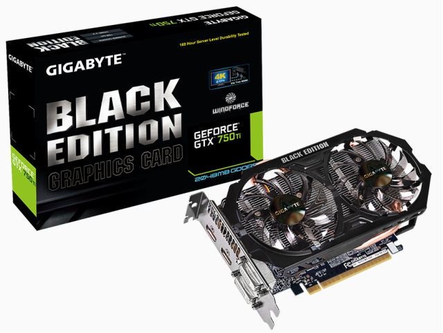 Gigabyte GeForce GTX 750 Ti w wersji Black Edition