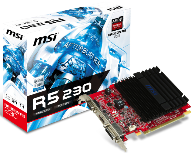 MSI Radeon R5 230 w cenie do 50 dolarw