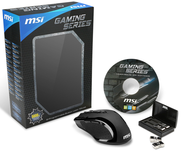 MSI pokazuje myszk Gaming Series W8