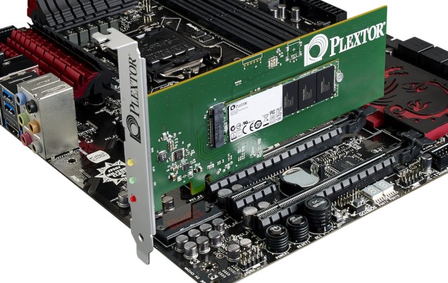 Plextor M6e HHHL PCIe  oraz M6e M.2 2280 PCIe 