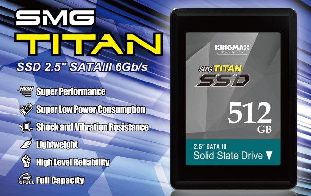 SSD Kingmax SMG Titan na kontrolerze Sandforce