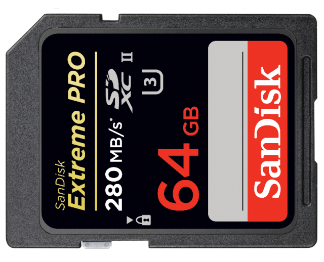 Najszybsza na rynku karta SD  SanDisk Extreme PRO SDHC UHS II