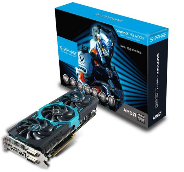 Sapphire Radeon R9 290X Vapor-X z 8GB pamici ju dostpna