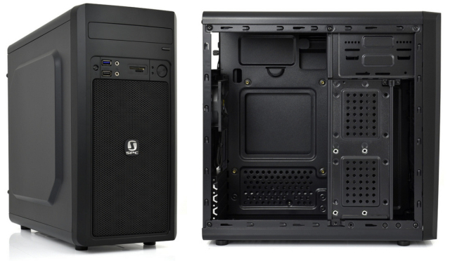 SilentiumPC Brutus S30 Pure Black w rozmiarze micro-ATX