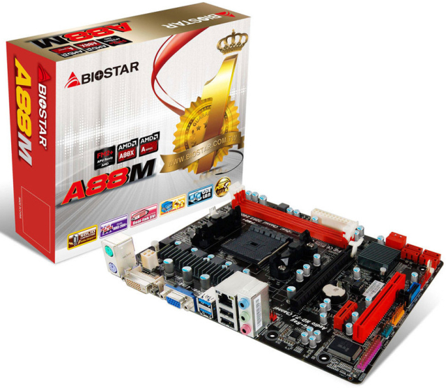 Micro-ATXowa pyta BIOSTAR A88M