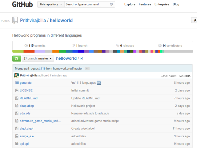 HelloWorld w 113 jzykach programowania