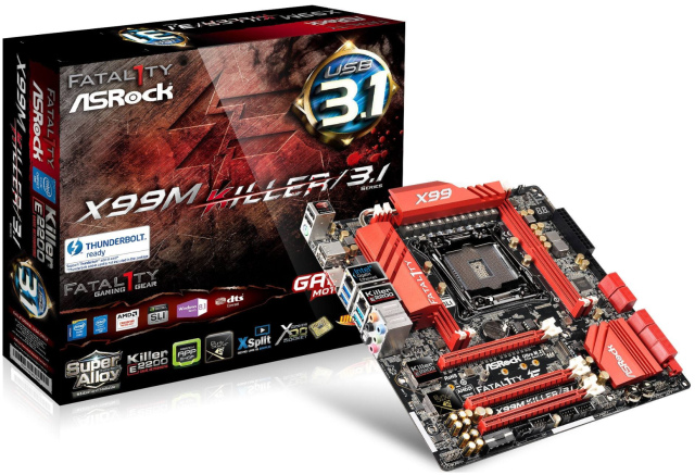 ASRock X99M-Killer USB 3.1 w rozmiarze micro-ATX