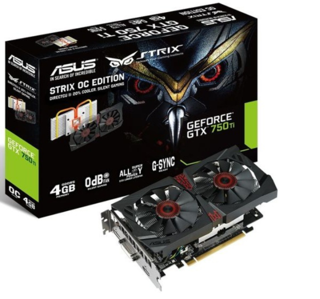 ASUS GeForce GTX 750 Ti Strix 4GB