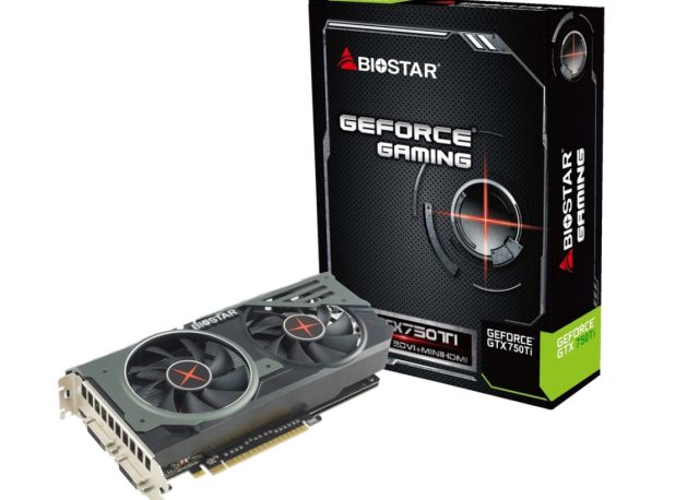 Biostar GeForce GTX 750 Ti OC dla mas